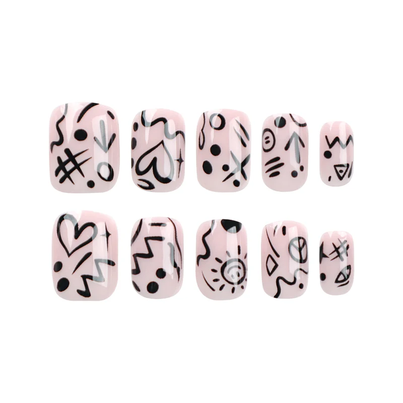 Kreative Nagelkunst mit modernem Designs Karnz