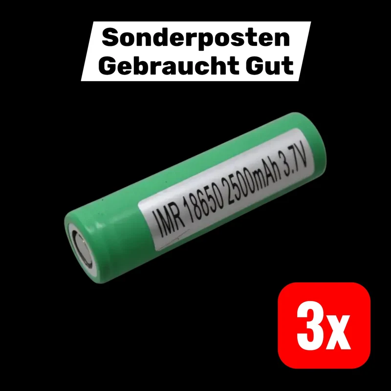 B-Ware Samsung Spezialakku Batterie Li-Ion 3.6V Flat Top hochstromfähig 3 STÜCK