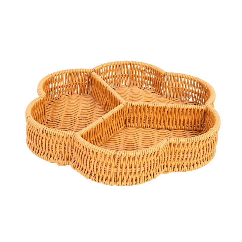 Dekoratives Korb Snack Tablett Karnz