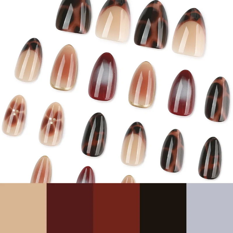 Glamouröse Acryl-Stiletto-Nägel mit elegantem Glitzer-Design Karnz