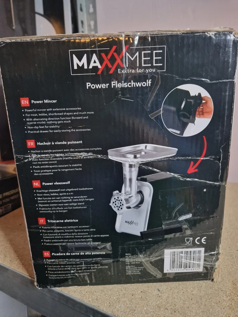 Maxxmee Fleischwolf 1600W