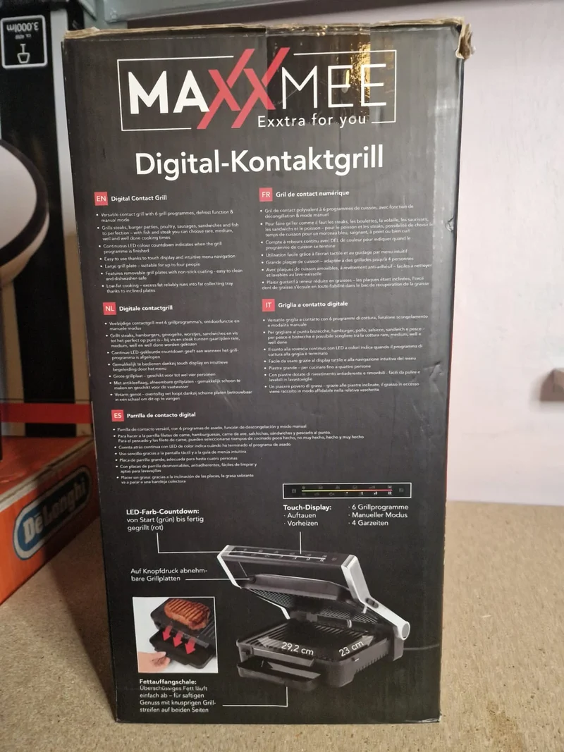 Doppelkammer Heißluftfritteuse 7,6L MAXXMEE