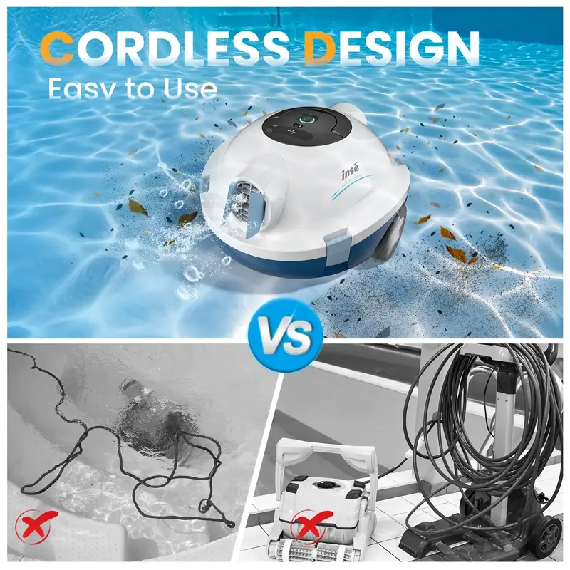 INSE Y10 Poolroboter für oberirdische Pools / unterirdische Pools