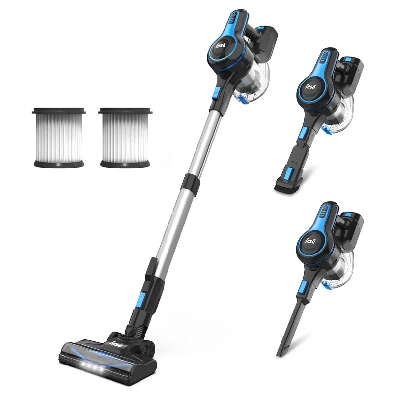 INSE N5T Akku-Staubsauger -130w Saugleistung Stabstaubsauger