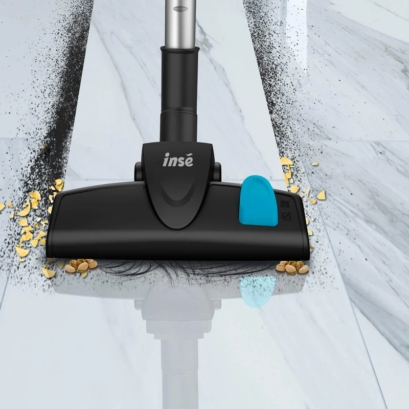 【DE Stock】INSE I5 Staubsauger mit Kabel -18Kpa für Tierhaare&Hartholzböden | Blau