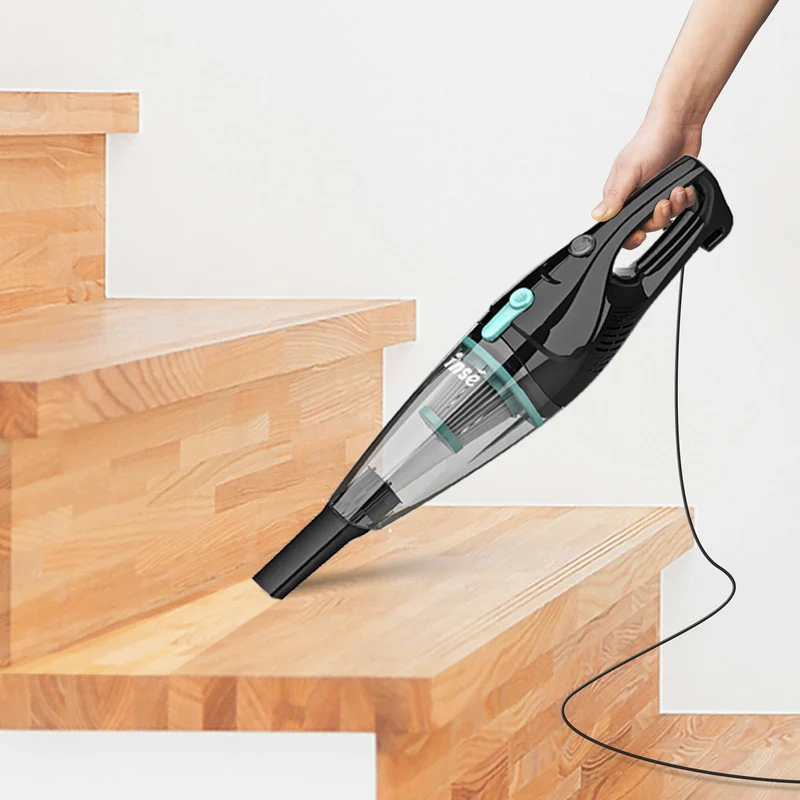 【DE Stock】INSE R3S Staubsauger mit Kabel -2 in 1 Multifunktions beutellos | Schwarz&Blau