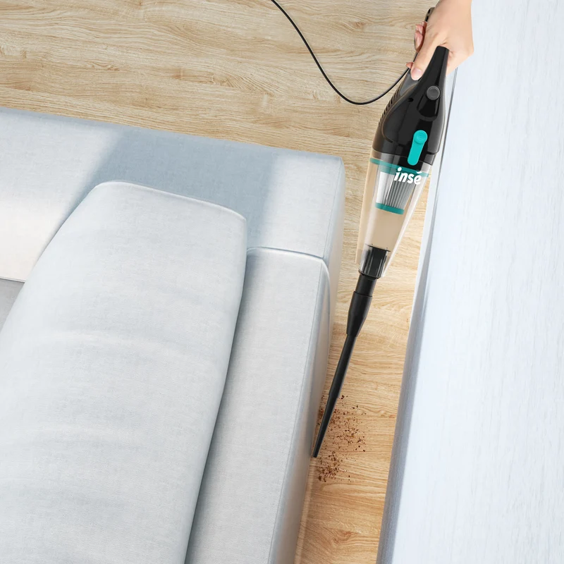 【DE Stock】INSE R3S Staubsauger mit Kabel -2 in 1 Multifunktions beutellos | Schwarz&Blau