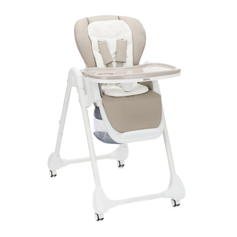 B-Ware fillikid Hochstuhl Sitzstuhl Hochstuhl weiß/taupe höhenverstellbar weiß/taupe