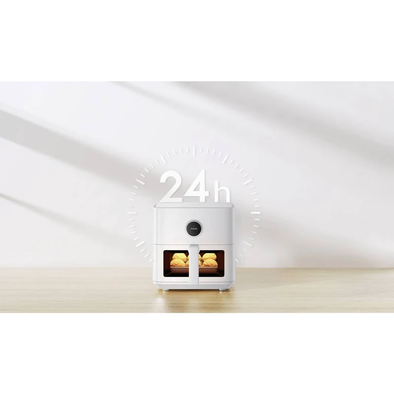 B-Ware Xiaomi Heißluftfritteuse Fritteuse 5.5l App steuerbar Antihaft Timer Display