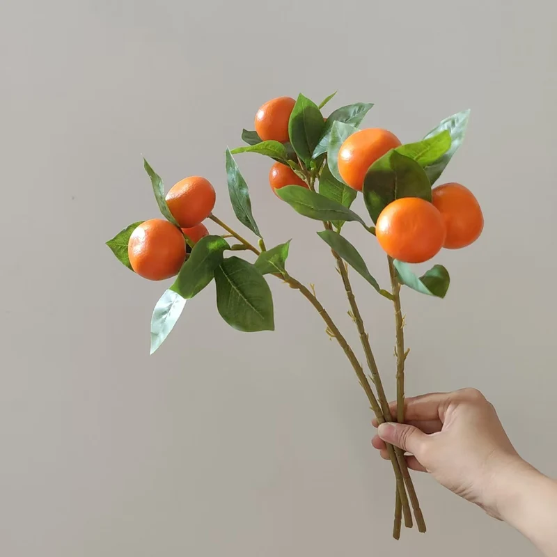 Dekorative Orange Obststängel