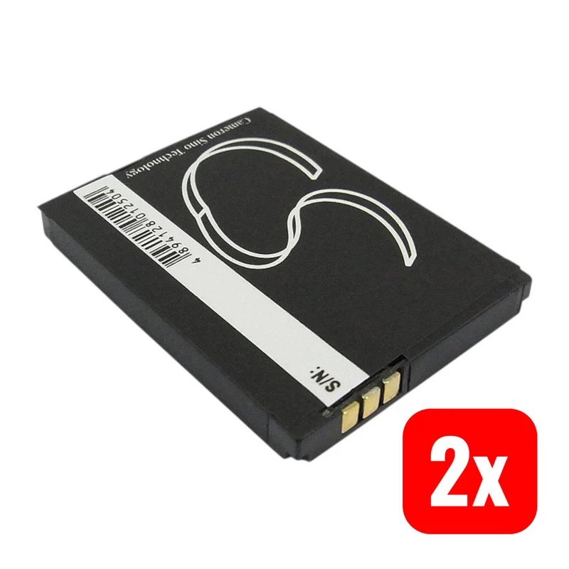 2x B-Ware Patona DECT Akku MOF3SL BD 50 750 mAh für AVM Motorola Telefonakku 2 STÜCK