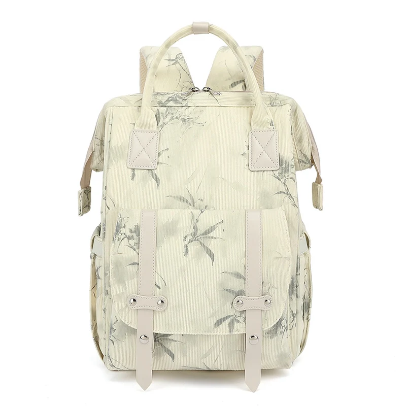 Stylischer Blumendruck Rucksack Karnz