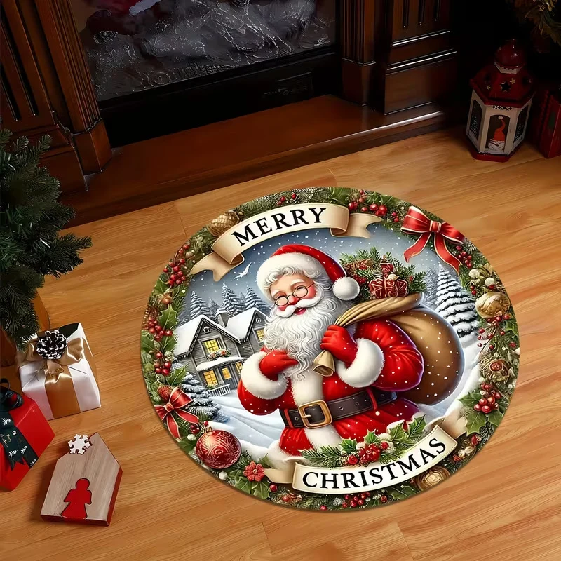 3D Weihnachtsmuster Teppich