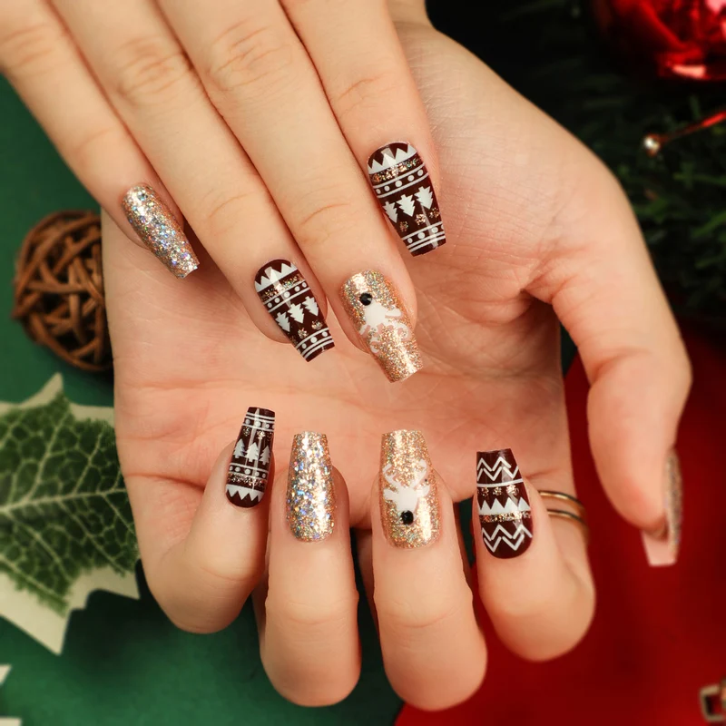 Weihnachten Nagelkunst Karnz