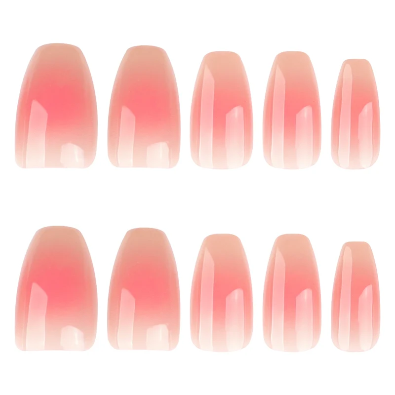 Stilvolle Nagelverlängerungen mit elegantem Ombre-Design Karnz