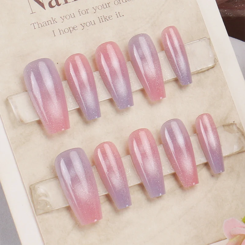 Ombre Stiletto Nagelset Karnz