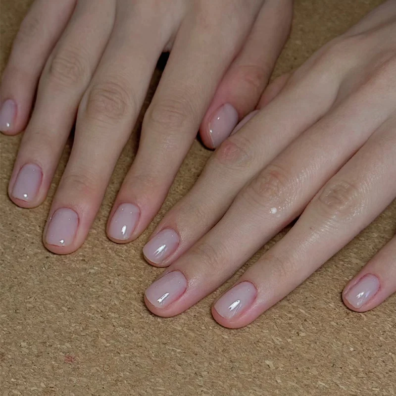 Luxus Press-On Nagelset mit Glitter-Akzenten Karnz