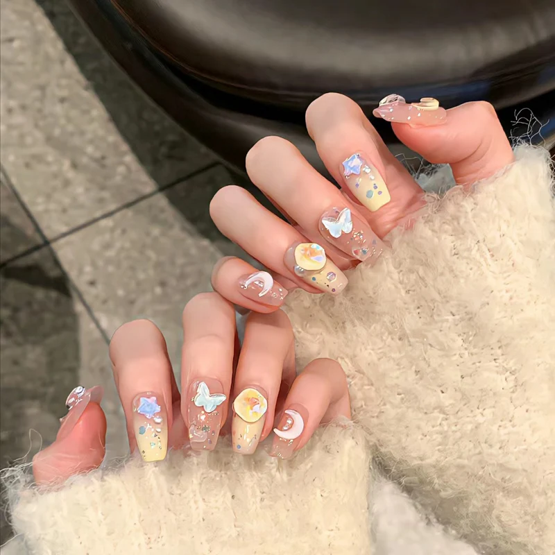 Iridescente Press-On Nagelset Karnz