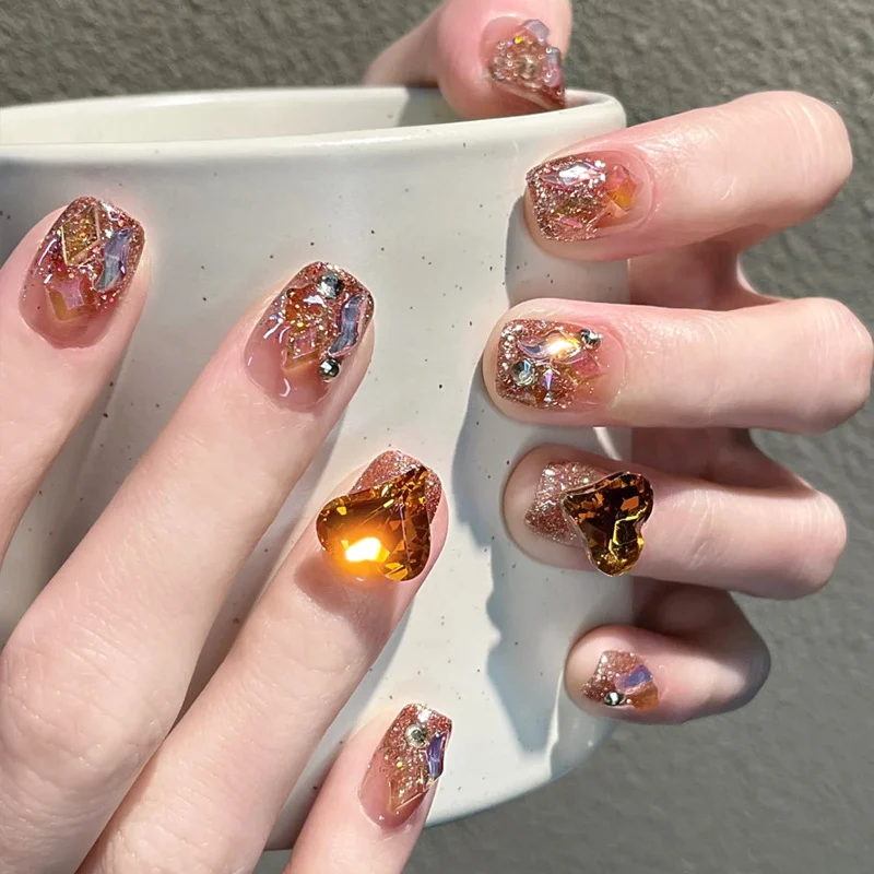 Iridescente Press-On Nagelset Karnz