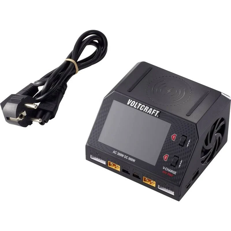 B-Ware VOLTCRAFT V-Charge 600 DUO Modellbau-Ladegerät 16A LiPo LiHV LiIon LiFePO NiCd