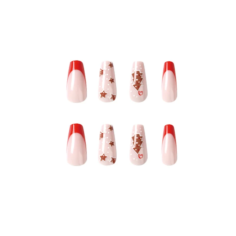 Kunstvolle Nagelkunst mit festlichem Weihnachtsdesign Karnz