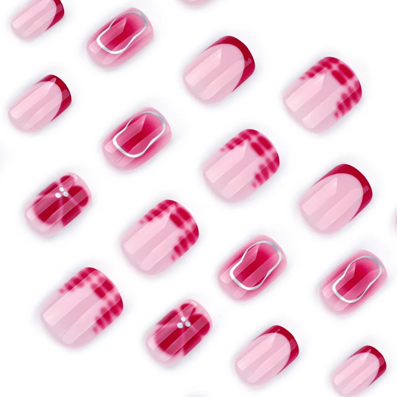 Kunstvolle Nagelkunst mit Farbverlauf und Glitzer Karnz