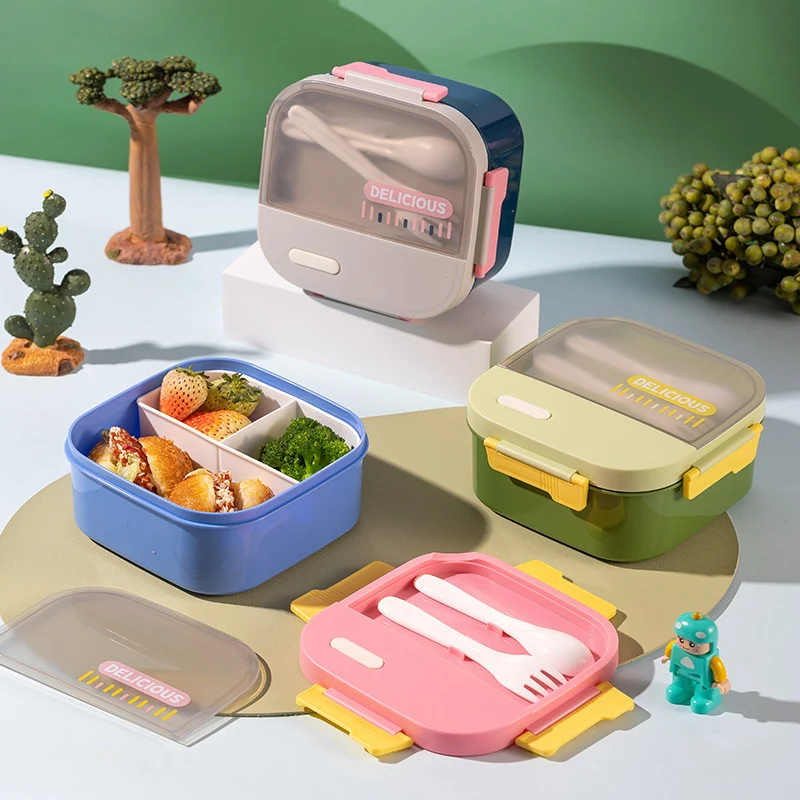 Vielseitige Auslaufsichere Lunchbox mit Besteck