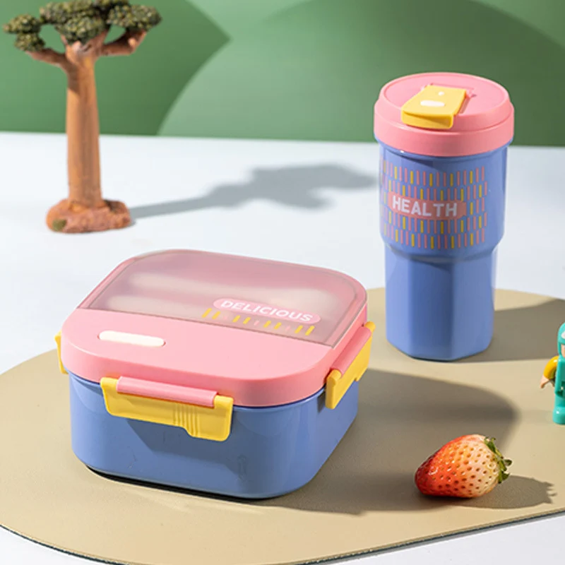 Vielseitige Auslaufsichere Lunchbox mit Besteck