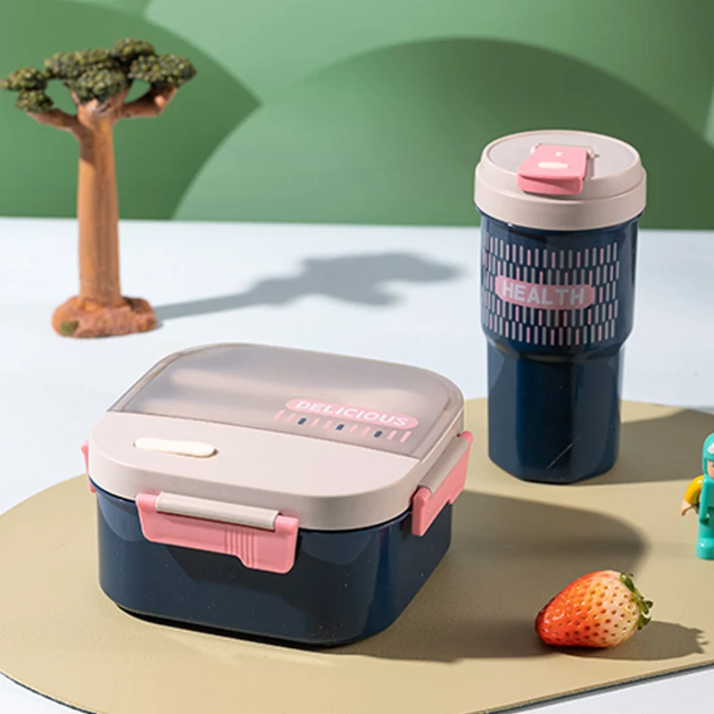 Vielseitige Auslaufsichere Lunchbox mit Besteck