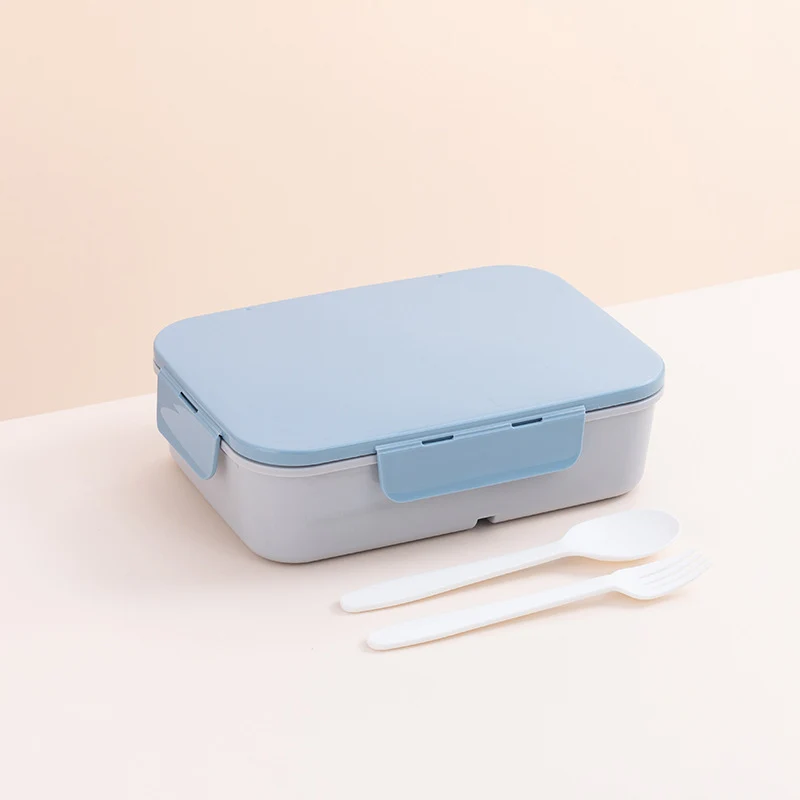 Mehrschichtige Bento-Lunchbox mit Besteck