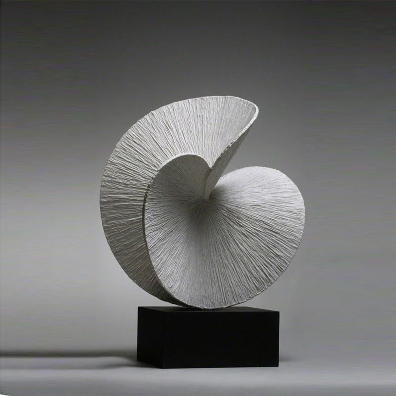 Dekorative Moderne Blattskulptur