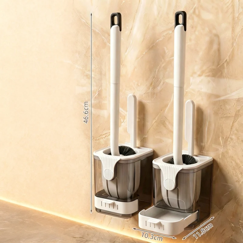 Toilettenbürste mit Halter, wandmontierbar
