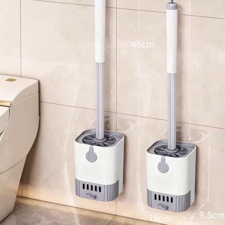 Toilettenbürste mit Halter und Ablage