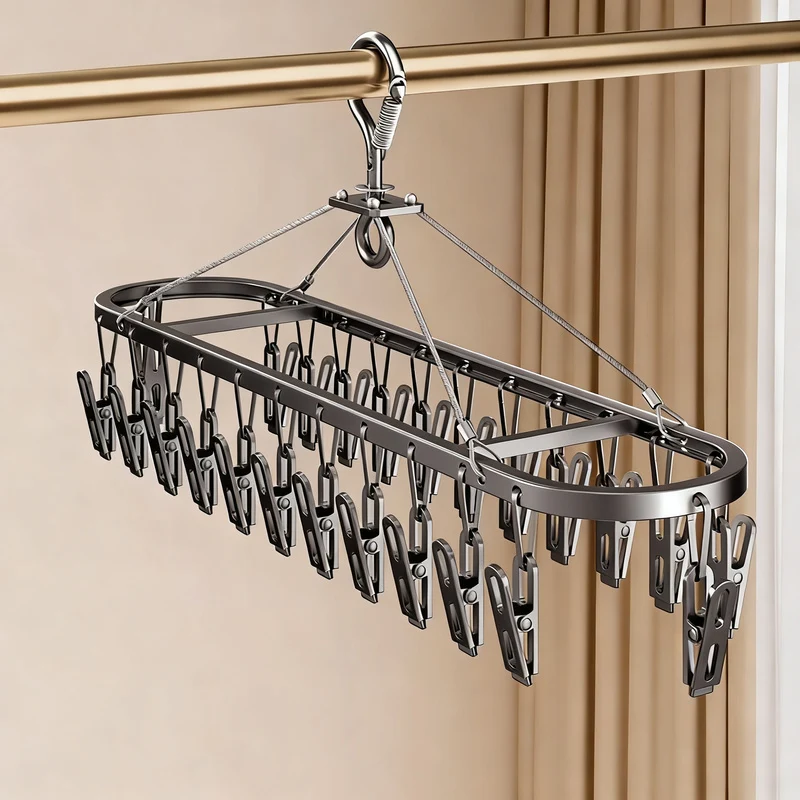 Sockentrockner mit Aluminium-Rahmen