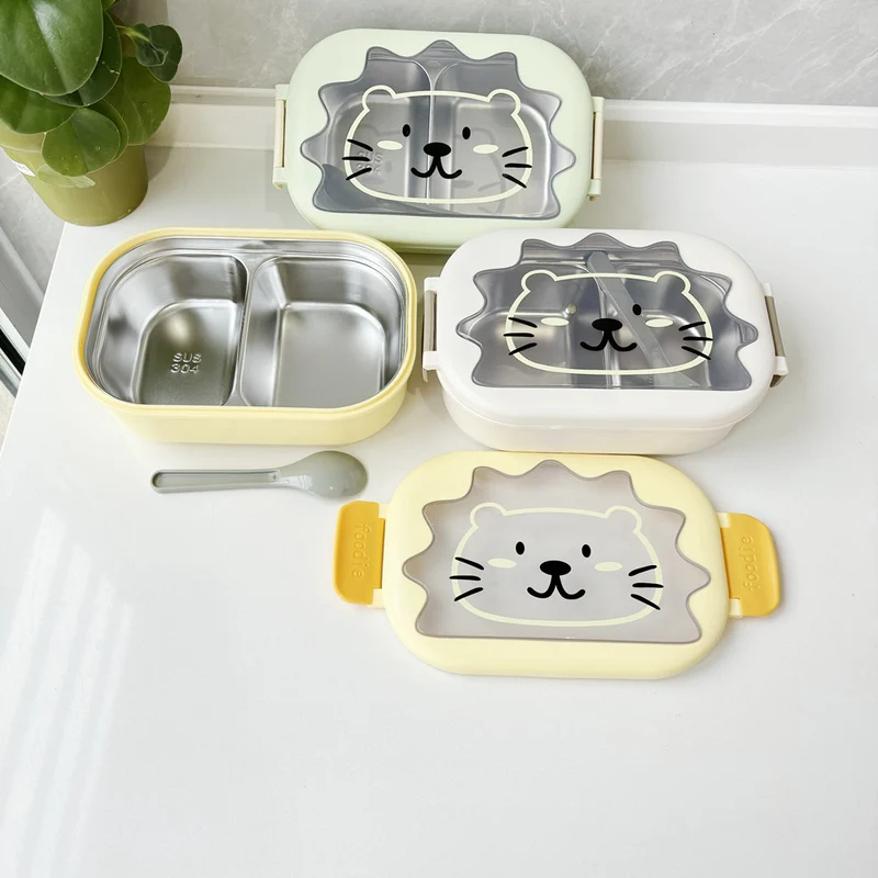 Verspielte Tier-Themen Mittagessen Bento Box