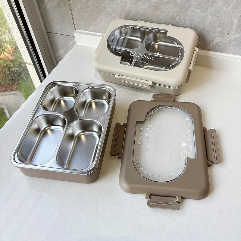Multi-Sektion Edelstahl Lunchbox