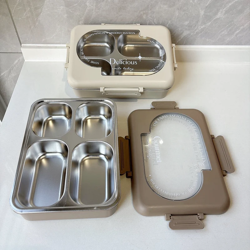 Multi-Sektion Edelstahl Lunchbox