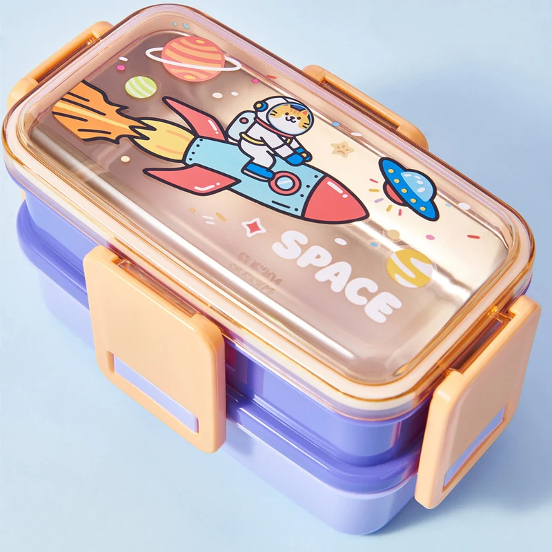 Mehrschichtige, weltraumthemen Lunch Bento Box