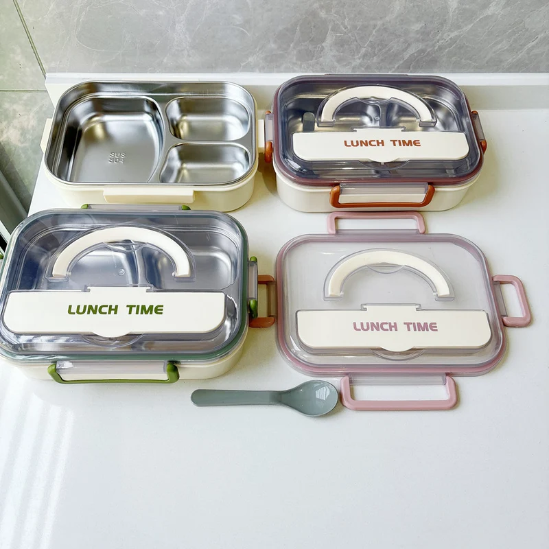 Mehrfach-Compartments Edelstahl Meal Prep Box