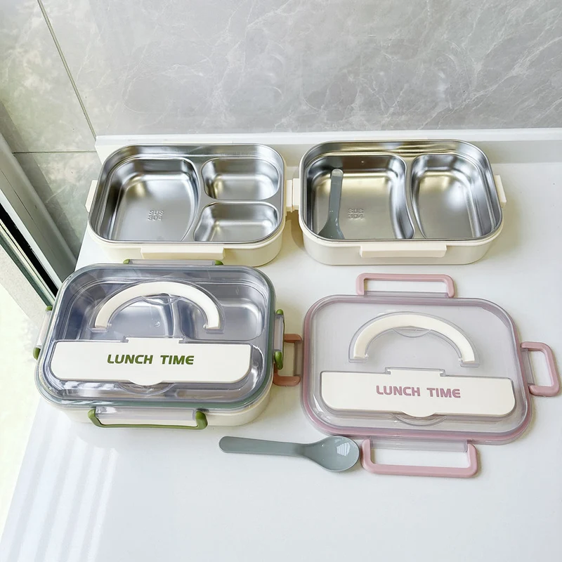 Mehrfach-Compartments Edelstahl Meal Prep Box