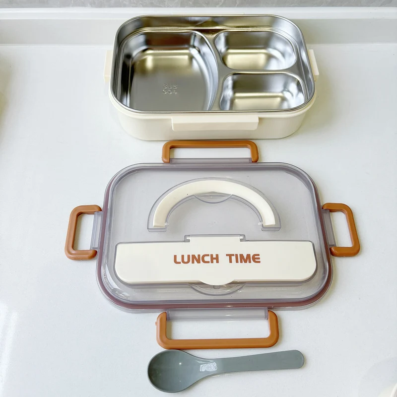 Mehrfach-Compartments Edelstahl Meal Prep Box