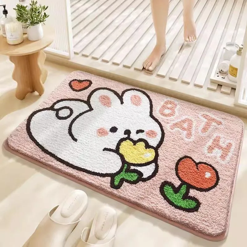 Plüsch Katze Thema Badezimmermatte