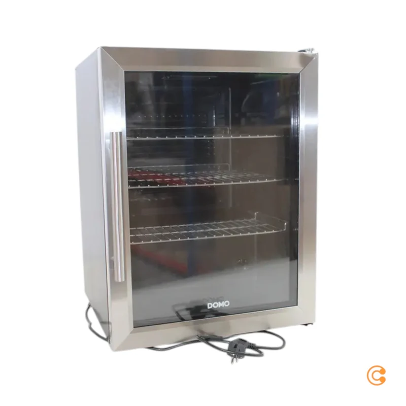 B-Ware Domo Bar-Kühlschrank Party-Kühler Glastür Schwarz DO91609BK 60L SIEHE TEXT/F378