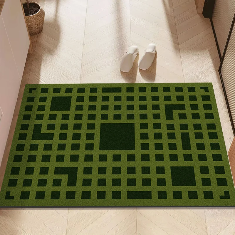 Moderner geometrischer Musterteppich