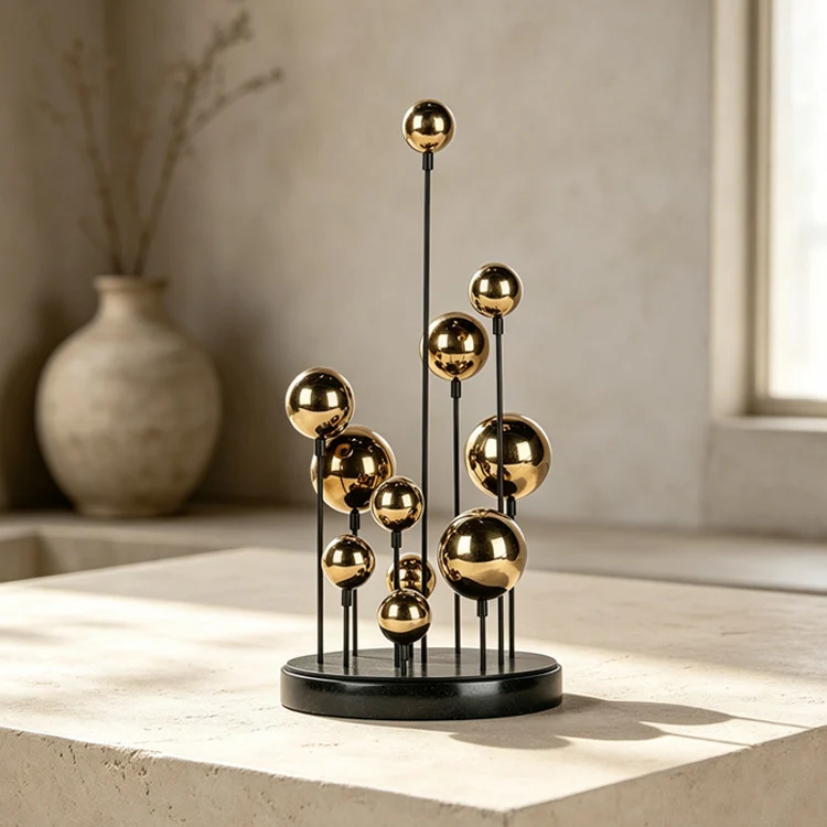 Moderne Metallic Kinetische Skulptur