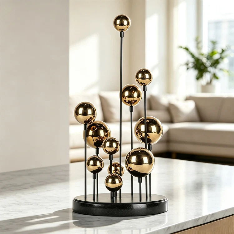 Moderne Metallic Kinetische Skulptur