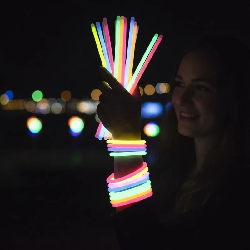 Halloween Glow Sticks for Bracelets and Necklaces for Parties