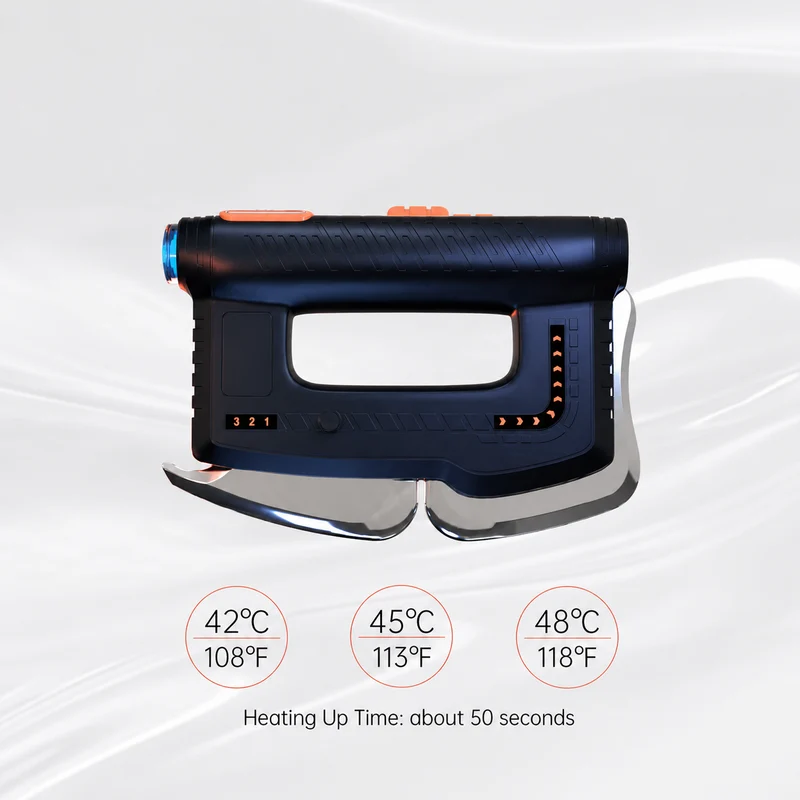 Electric Fascia Massager with Heating and Deep-Tissue Vibration