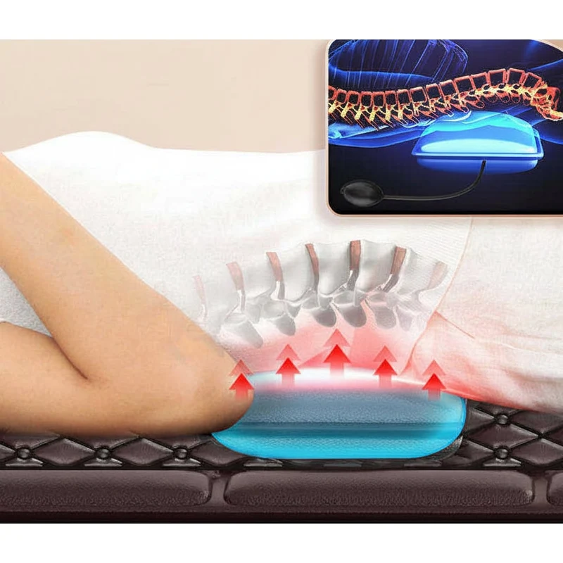 Heated Massage Mat for a Chair with Neck and Foot Massager, Foldable, Foot Massage