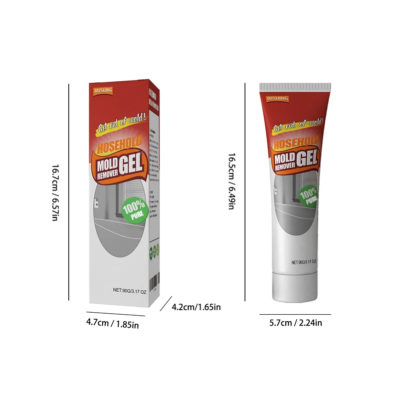 Mold remover gel with precision applicator 90g